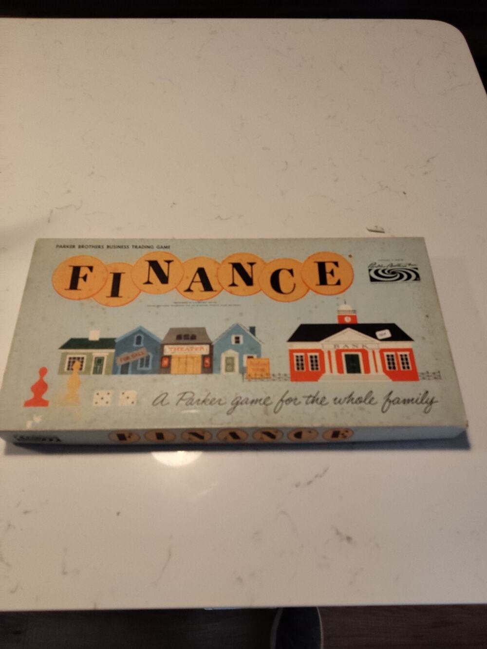 Vintage Board Game FINANCE by Parker Brothers. Copyright 1958 100% Complete